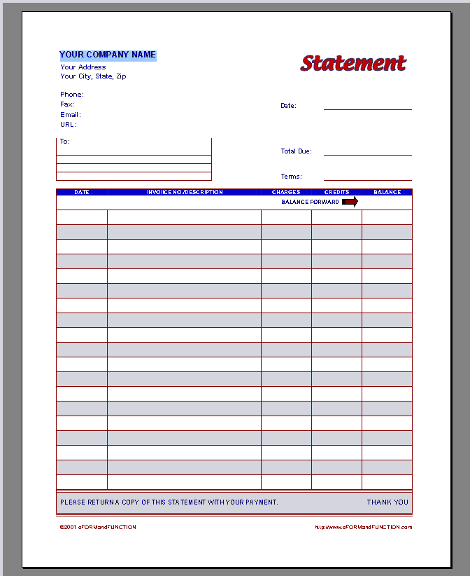 Legal Statement Template 444