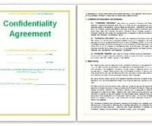 3 Confidentiality Statement Templates