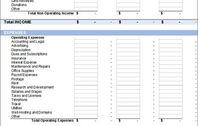 6+ Free Financial Statement Templates