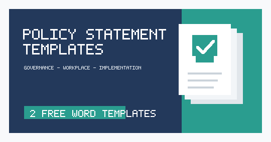 2+ Free Policy Statement Templates