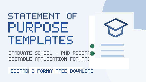 2+ Free Statement of Purpose Templates