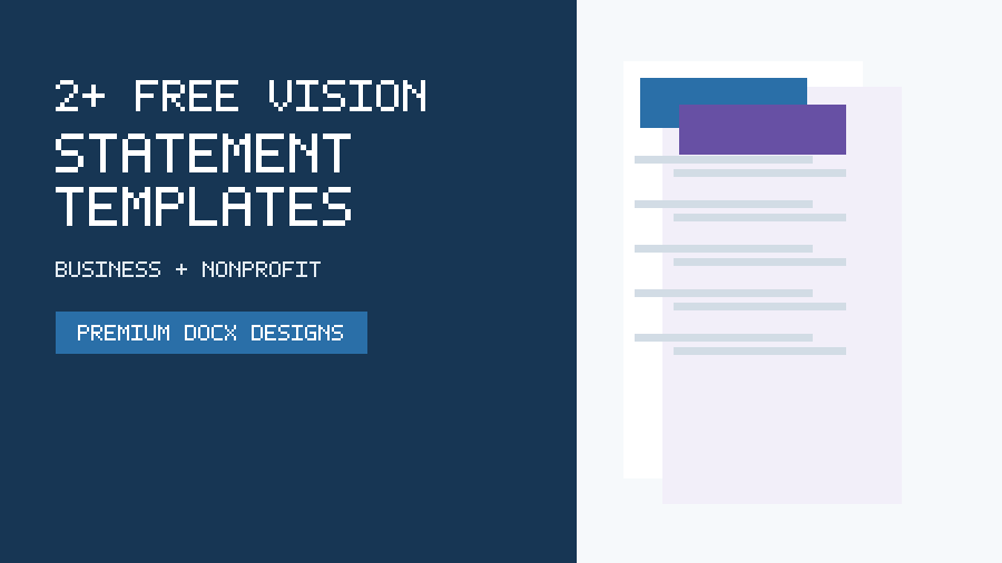 2+ Free Vision Statement Templates